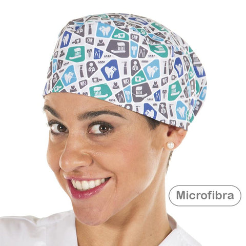 GORRO MICROFIBRA GOMA AJUSTABLE ESTAMPADO